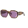 Philipp Plein Violet Geometric Ladies Sunglasses Spp098m 0778 53