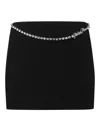 Philipp Plein Viscose Stretch Mini Skirt Signature