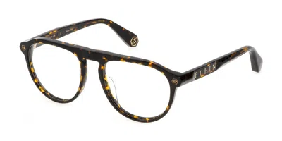 Philipp Plein Vpp016m Men's Glasses, Tortoiseshell, Size 54 In Brown