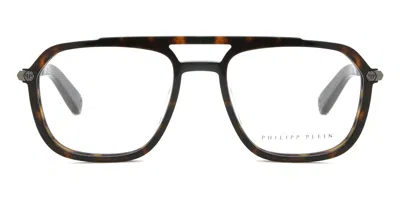 Philipp Plein Vpp018m Men's Glasses, Tortoiseshell, Size 54 In Brown