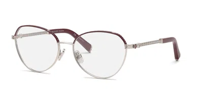 Philipp Plein Vpp035s 0522 Women's Glasses Burgundy Size 57 - Free Lenses - Blue Light Block Available In Multi