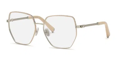Philipp Plein Vpp054s 0s31 Women's Glasses Brown Size 57 - Free Lenses - Blue Light Block Available In Gold