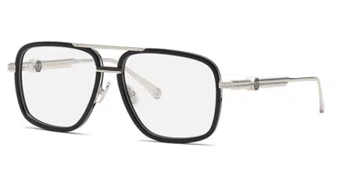 Philipp Plein Vpp063m Men's Glasses, Black, Size 58