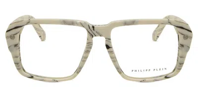 Philipp Plein Vpp081 Men's Glasses, White, Size 55