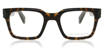 Philipp Plein Vpp082m Men's Glasses, Tortoiseshell, Size 52 In Brown