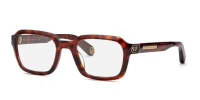 Philipp Plein Vpp083m Men's Glasses, Tortoiseshell, Size 52 In Brown