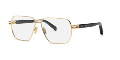 Philipp Plein Vpp114m Women's Glasses, Gold, Size 58