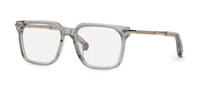 Philipp Plein Vpp117m Women's Glasses, Clear, Size 54 In Gray