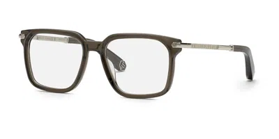 Philipp Plein Vpp117m Women's Glasses, Clear, Size 54 In Brown