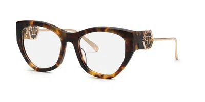 Philipp Plein Vpp123m Women's Glasses, Tortoiseshell, Size 54 In Brown