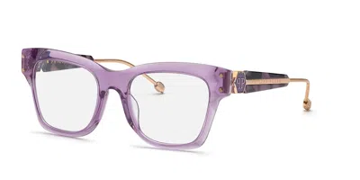 Philipp Plein Vpp125s Women's Glasses, Purple, Size 52 In Neutral