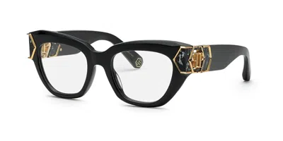 Philipp Plein Vpp140m Women's Glasses, , Size 51 In Metallic