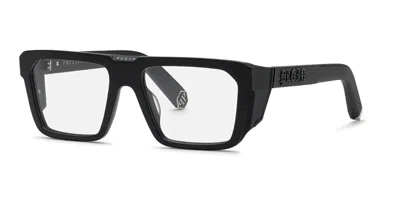 Philipp Plein Vpp142m 703y Women's Glasses Black Size 55 - Free Lenses - Blue Light Block Available