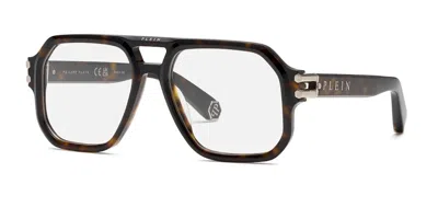 Philipp Plein Vpp148m Men's Glasses, Tortoiseshell, Size 57