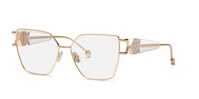 Philipp Plein Vpp166s 0300 Occhiali Da Vista Oro Per Donna (solo Montatura) In Gold