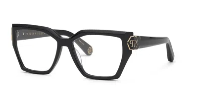 Philipp Plein Vpp217m 0700 Women's Glasses Black Size 57 - Free Lenses - Blue Light Block Available In Neutral