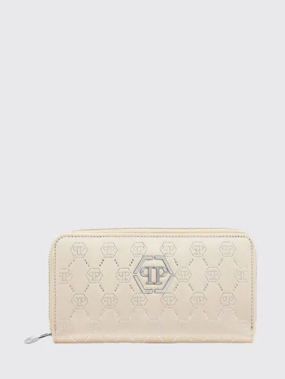 Philipp Plein Wallet Woman Color Beige In Neutral