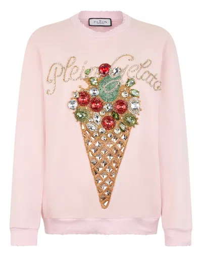 PHILIPP PLEIN WASHED SWEATSHIRT GELATO