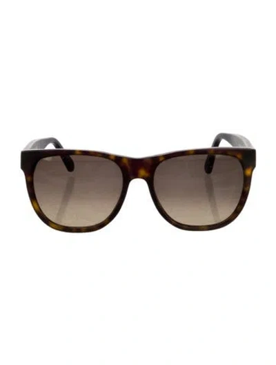 Pre-owned Philipp Plein Wayfarer Mirrored Sunglasses In Brown