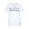 Philipp Plein White Cotton T-shirt With Logo Print