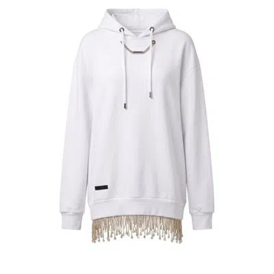 Philipp Plein White Cotton Women's Sweatshirt