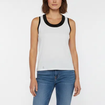 Pre-owned Philipp Plein White Jersey And Lace Detail Sheer Back Tank Top Xs