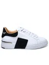 Philipp Plein Low-top Sneakers With Calf Leather Upper In White