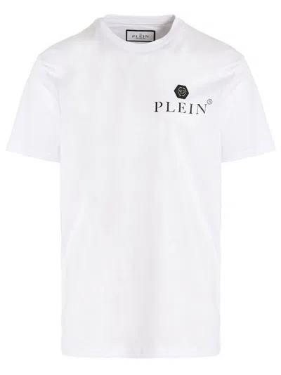 PHILIPP PLEIN WHITE LOGO T-SHIRT