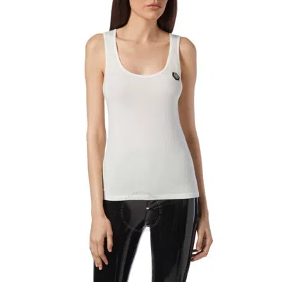 PHILIPP PLEIN OPEN BOX - PHILIPP PLEIN WHITE ORIGINAL TANK TOP