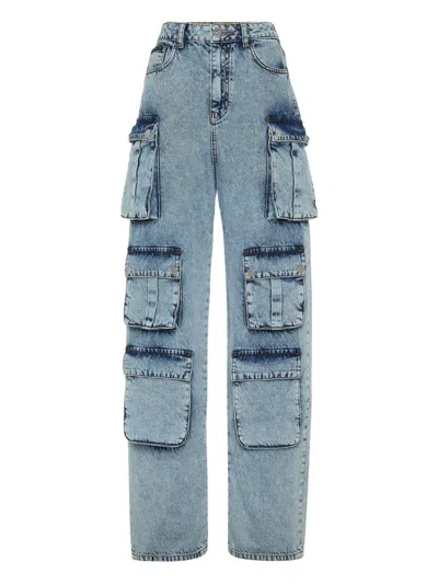 Philipp Plein Wide-leg Cargo Jeans