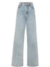 Philipp Plein Wide-leg Jeans In Blau
