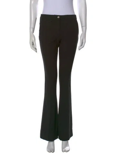 Pre-owned Philipp Plein Wide Leg Pants In Black