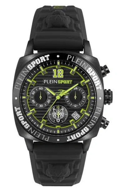 Philipp Plein Sport Wildcat Silicone Strap Watch, 40mm In Black 5
