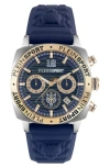 Philipp Plein Sport Wildcat Silicone Strap Watch, 40mm In Blue/gold