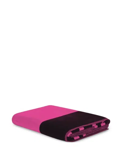 Philipp Plein Windows Beach Towel In Pink