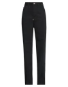 Philipp Plein Woman Jeans Black Size 27 Cotton, Polyester In Black