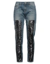 Philipp Plein Woman Jeans Blue Size 26 Cotton, Polyester In Blue