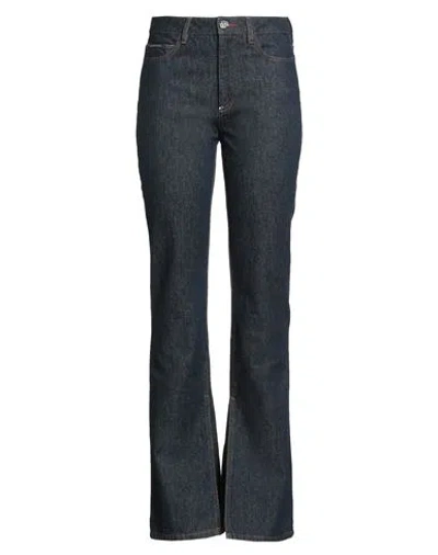 Philipp Plein Woman Jeans Blue Size 28 Cotton