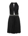 Philipp Plein Midi Dresses In Black