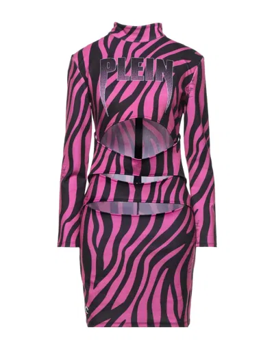 Philipp Plein Short Dresses In Pink