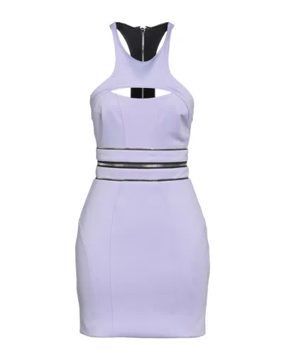 Philipp Plein Short Dresses In Purple