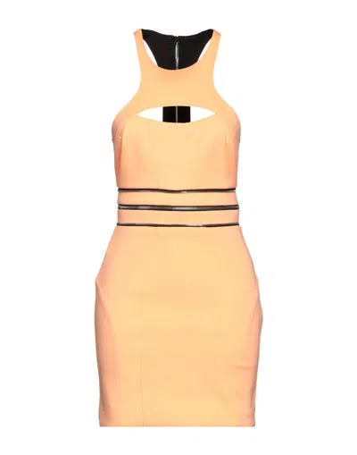 Philipp Plein Short Dresses In Orange