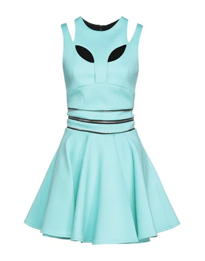 Philipp Plein Short Dresses In Blue