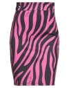 Philipp Plein Woman Mini Skirt Fuchsia Size S Polyester, Elastane In Pink