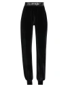 Philipp Plein Woman Pants Black Size L Polyester, Elastane In Black