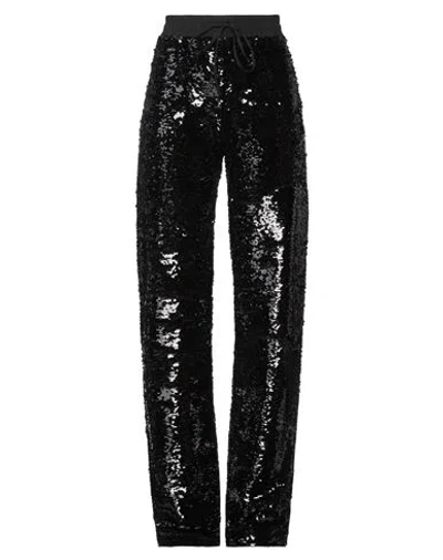 Philipp Plein Woman Pants Black Size L Polyester