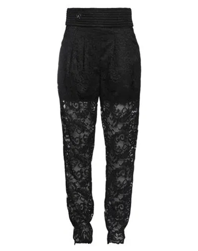 Philipp Plein Woman Pants Black Size S Polyester, Elastane