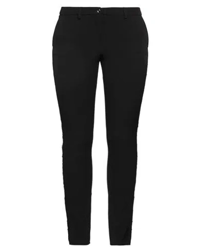 Philipp Plein Woman Pants Black Size Xl Polyester, Elastane