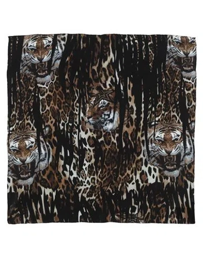 Philipp Plein Woman Scarf Black Size - Silk