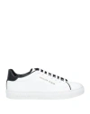 Philipp Plein Woman Sneakers White Size 8 Leather In White